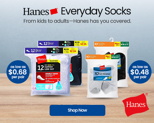 BSE Hanes Socks August 20251