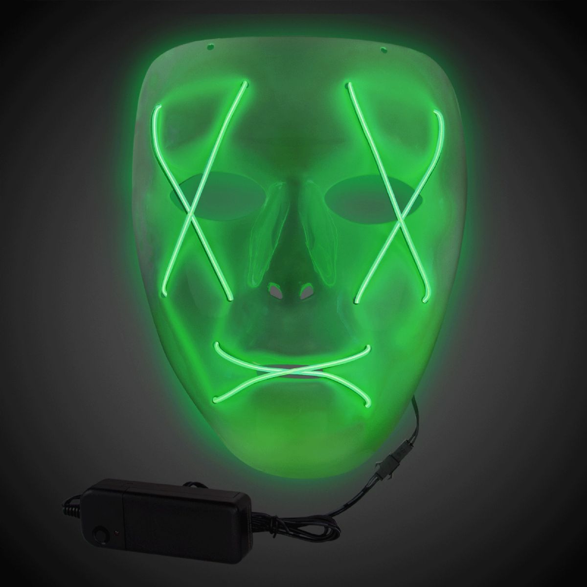 Relay Mask 18 Bulk Led Assorted El Wire Masks (3-Count) - at - bluestarempire.com