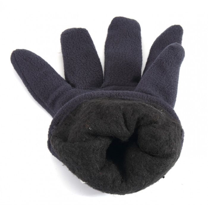120 Bulk Men's Double Layer Fleece Gloves In Assorted Colors at