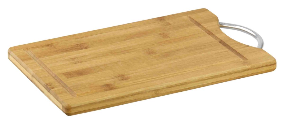 12 Bulk Home Basics 8 X 12 Bamboo Cutting Board With Juice