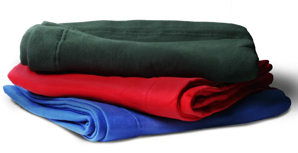 24 Bulk Yacht & Smith Fleece Blankets In Assorted Colors 50x60 Inches