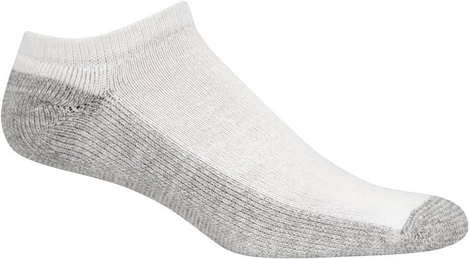 360 Bulk Mens Fruit Of The Loom Low Cut No Show Ankle Socks White - at ...