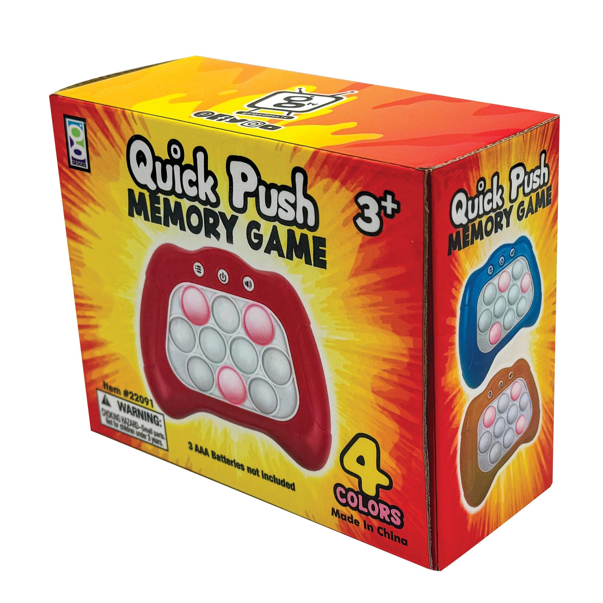 48 Bulk Quick Push Memory Game 6/box - at - bluestarempire.com