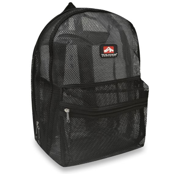 24 Bulk 17 Inch Mesh Backpack 3 Colors at