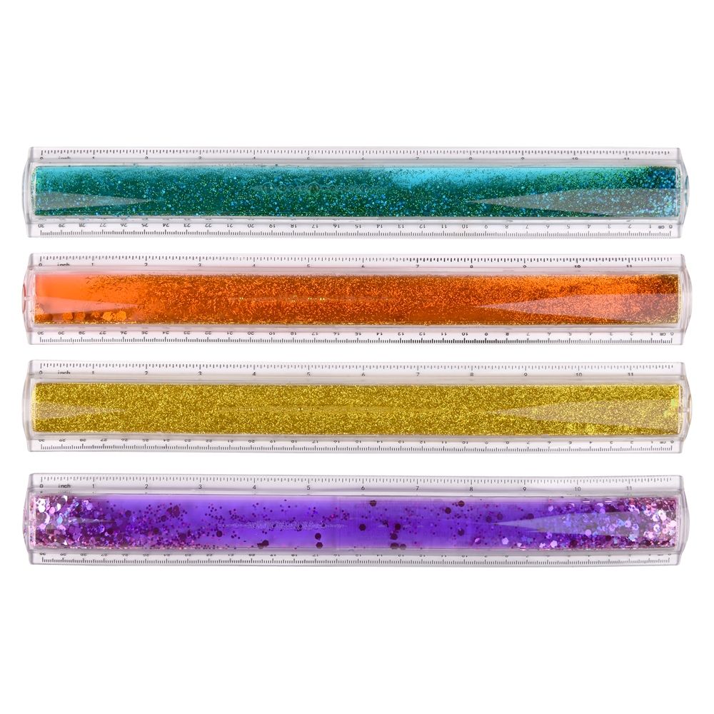 Magic Water Ruler 72 Bulk 12inch Sensory Water Glitter Ruler 12ct - at - bluestarempire.com