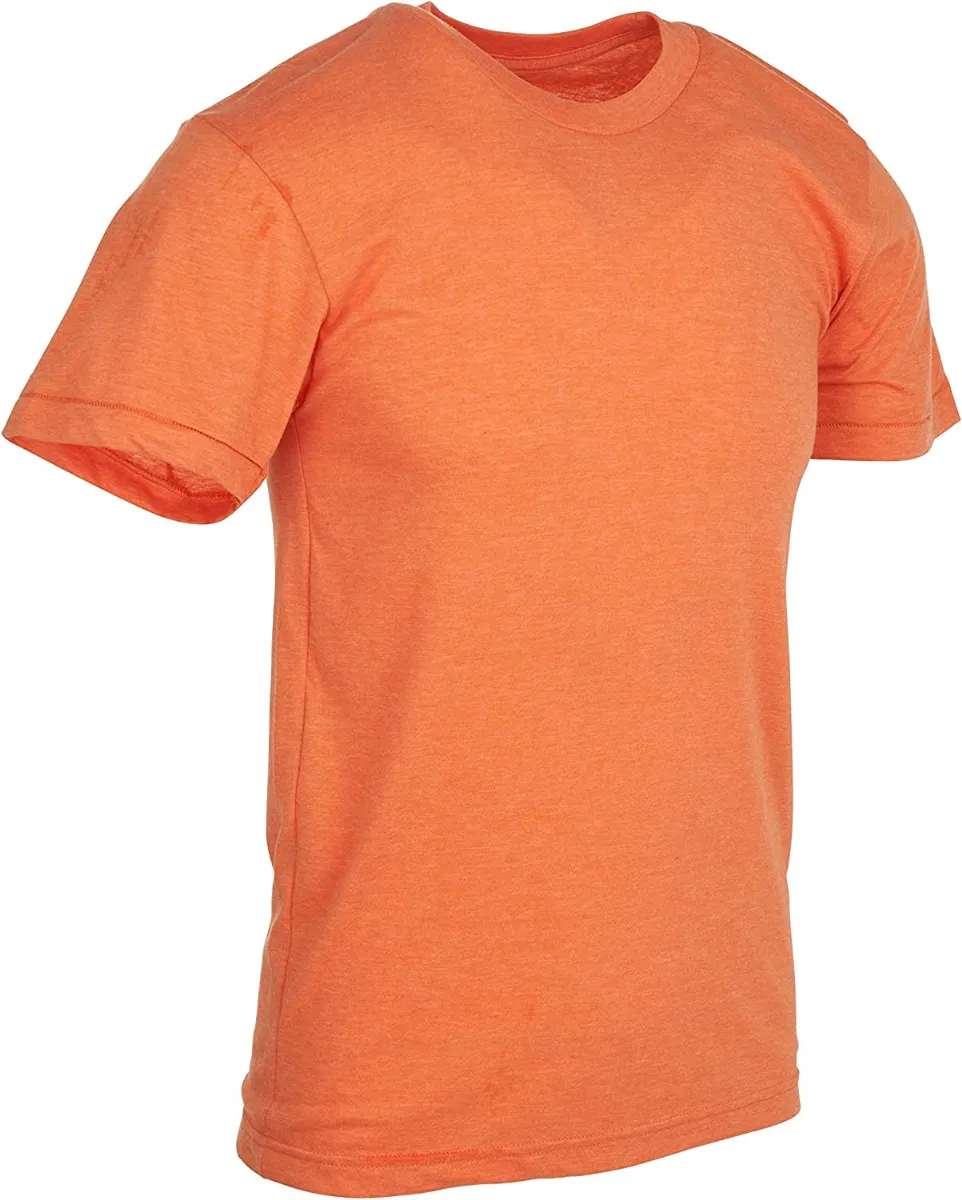 6 Bulk Mens Cotton Crew Neck Short Sleeve T-Shirts Mix Colors, 7X-Large -  at - bluestarempire.com, image size:962x1200