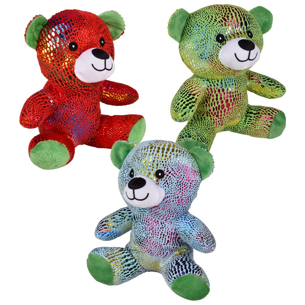 90 Bulk Plush Bear (3 Asst.) 7" 90/15