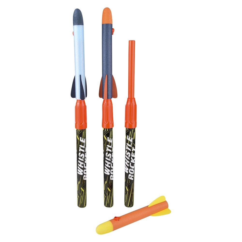 24 Bulk Lanard 33" Whistle Rocket 24ct