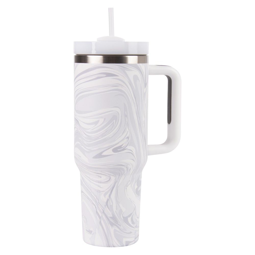 20 Bulk Jumbo Swirl Tumbler With Handle 40oz