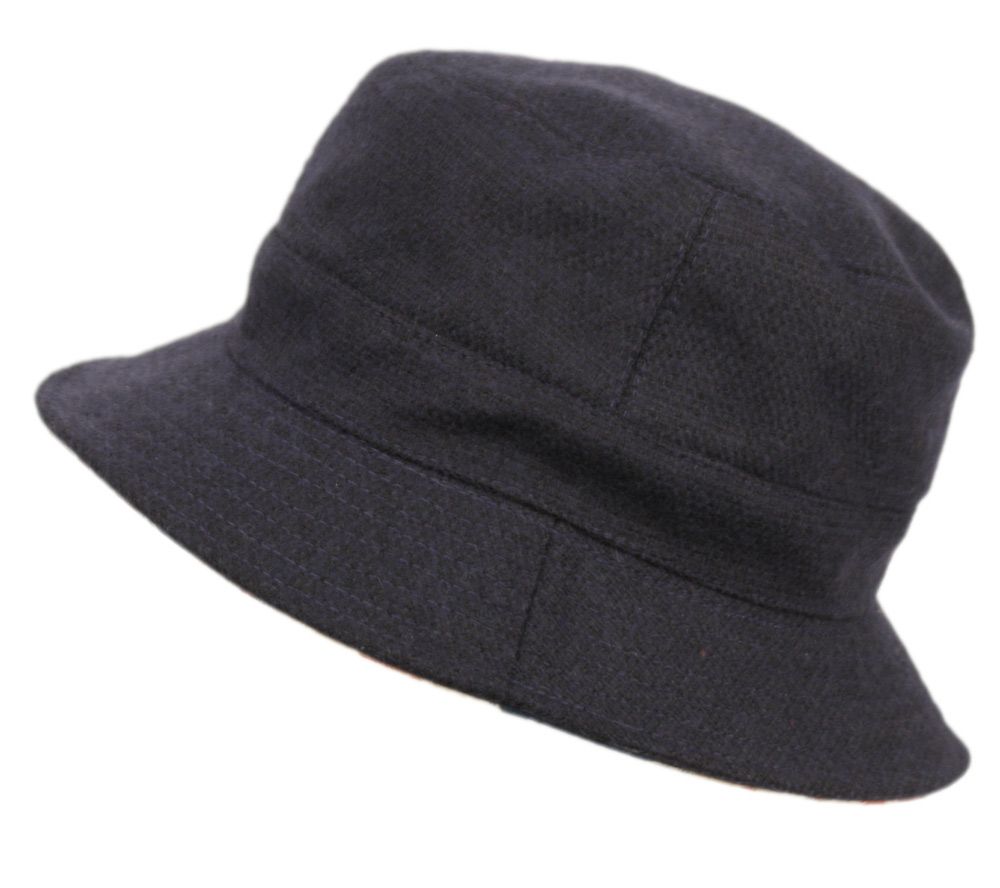 12 Bulk Reversible Wool/poly Bucket Hats Assorted
