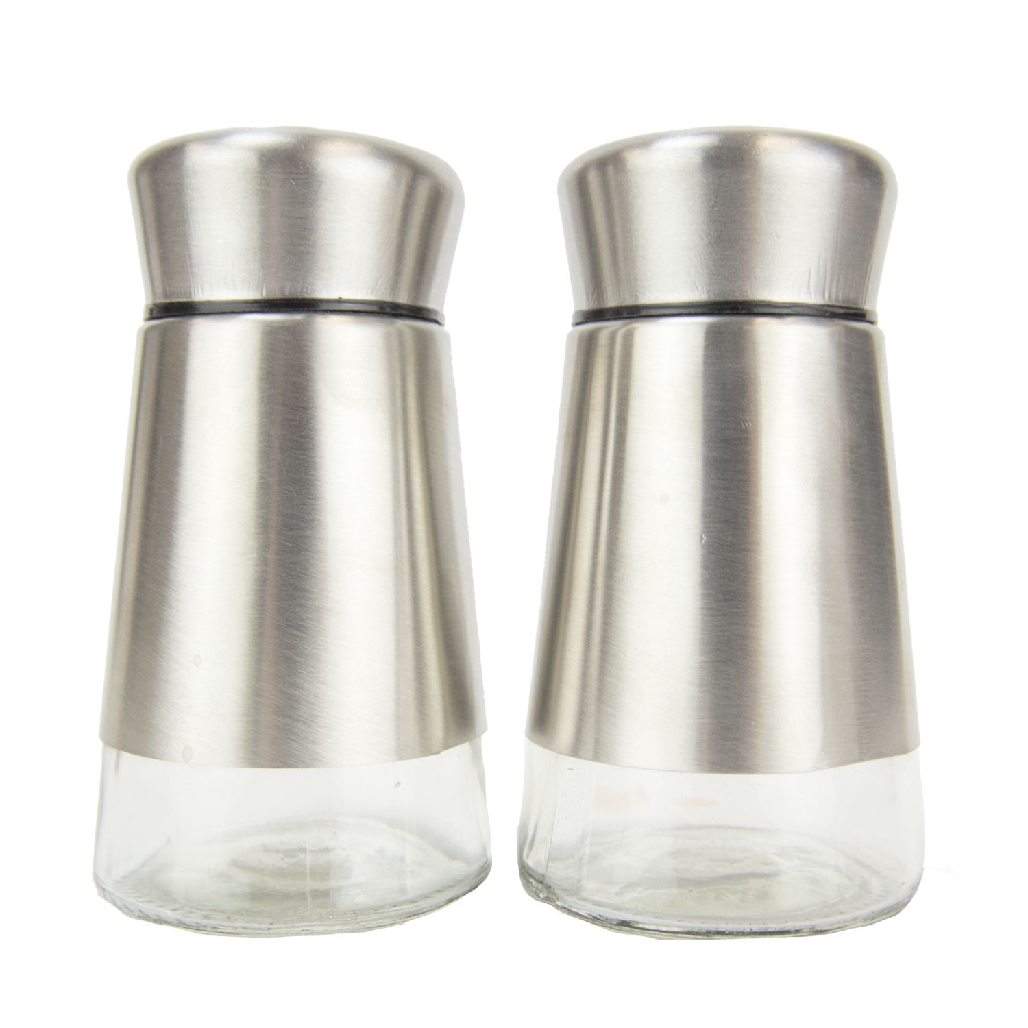 24 Bulk Salt And Pepper Shakers, Silver