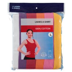 24 Bulk Yacht & Smith Women Cotton Ribbed Tank Top Assorted Colors Size M