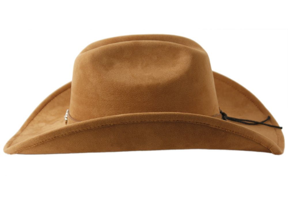 6 Bulk Poly Felt Western Cowboy Hats W/decoration Band Assorted