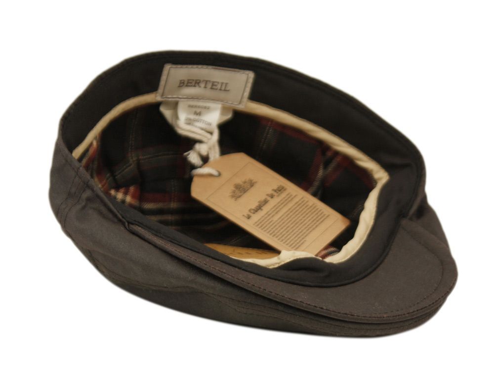 6 Bulk Berteil Oilcloth Ivy Caps Assorted