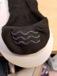 180 Bulk Women's Mesh No Show / Silicone No Slip Loafer Sock Liner Assorted