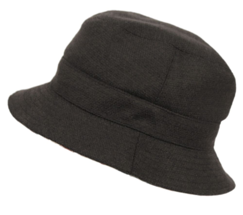 12 Bulk Reversible Wool/poly Bucket Hats Assorted