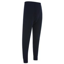 3 Bulk Yacht And Smith Men's Thermal Pants In Navy Blue Size Xlarge