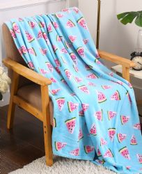 12 Bulk Kids' FuN-Filled Fleece Throw