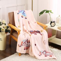 12 Bulk Kids' FuN-Filled Fleece Throw