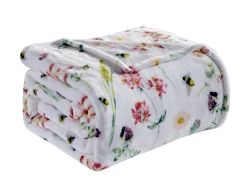 6 Bulk 'bloom' Printed Queen Blanket