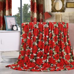 12 Bulk Festive Holiday Fleece Throw