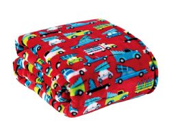 12 Bulk Festive Holiday Fleece Throw