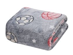 12 Bulk GloW-IN-ThE-Dark Fleece Throw