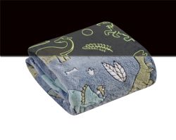 12 Bulk GloW-IN-ThE-Dark Fleece Throw