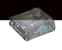 12 Bulk GloW-IN-ThE-Dark Fleece Throw