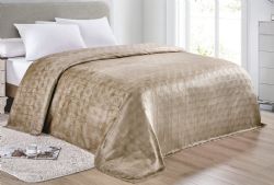 12 Bulk Amrani Embossed Queen Blanket