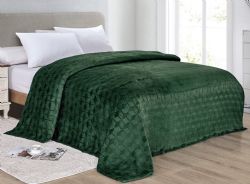 12 Bulk Amrani Embossed Queen Blanket