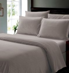 6 Bulk 4-Piece Classic Stripe Full Sheet Set - Assorted