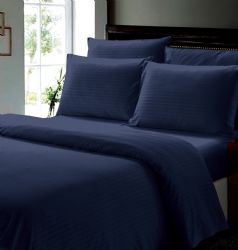 6 Bulk 4-Piece Classic Stripe Full Sheet Set - Assorted