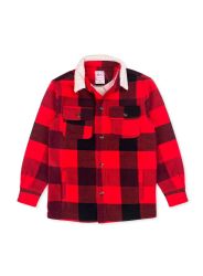 12 Bulk Girls Shirt Jacket With Sherpa Lining In Assorted Colors, Assorted Sizes 6-16