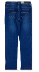 24 Bulk Boy's Faded Skinny Jeans In Dark Indigo