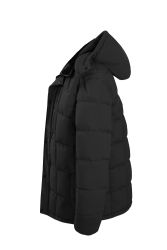 12 Bulk Mens Woven Padded Bubble Jacket Assorted Sizes S-Xl Black