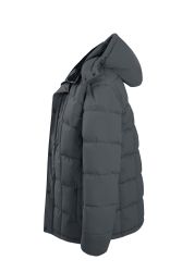 12 Bulk Mens Woven Padded Bubble Jacket Assorted Sizes S-Xl Charcoal