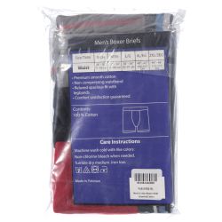 36 Bulk Yacht & Smith Mens Cotton Boxer Brief Underwear Size S