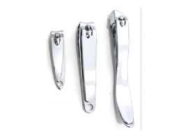 144 Bulk 3-Piece Stainless Steel Nail Clipper Set