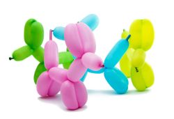 96 Bulk 30 Twisty Balloons, Air Pump Included 