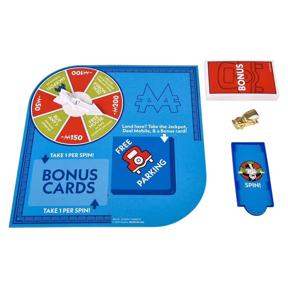 6 Bulk Hasbro Monopoly Free Parking Jackpot