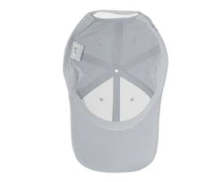 48 Bulk 6 Panel Strapback High Profile Cap Light Grey