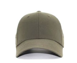 48 Bulk 6 Panel Strapback High Profile Cap Olive
