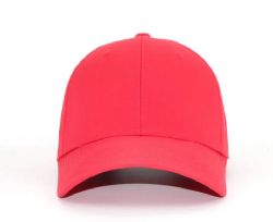 48 Bulk 6 Panel Strapback High Profile Cap Red
