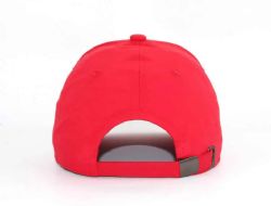 48 Bulk 6 Panel Strapback High Profile Cap Red