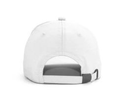 48 Bulk 6 Panel Strapback High Profile Cap White