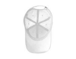 48 Bulk 6 Panel Strapback High Profile Cap White