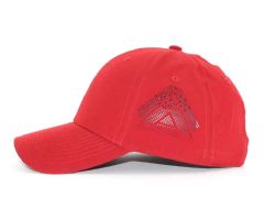 48 Bulk 6 Panel Strapback High Profile Cap Wine
