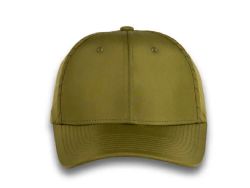 48 Bulk 6 Panel Strapback High Profile Cap Army Green and Black