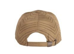 48 Bulk 6 Panel Strapback High Profile Cap Dark Khaki and Black